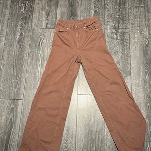 Brown Wide Leg Jeans